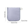 thumbnail image 1 of Rkxzt Polyester Small Storage Bag Portable Medicine Organizer Bag Travel Pill Case with Mesh Pockets 5.12x4.72"Small First Aid Pouch Storage, 1 of 8