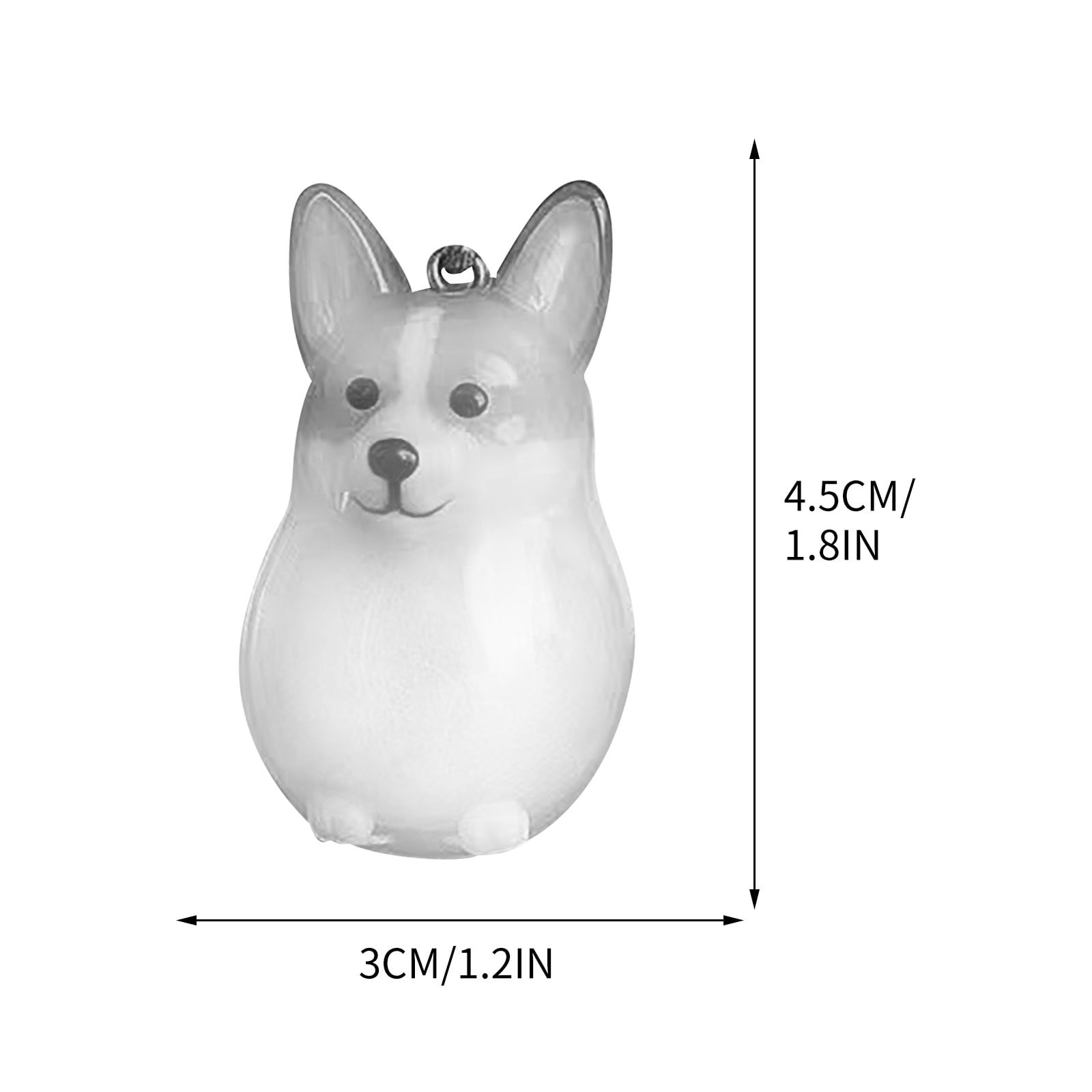 Rkxzt Puppy Pendant,Transparent Pet Keepsake Box with Cute Dog Pendant Decorative Storage for Mementos and Jewelry ecoration Ornaments|Acrylic