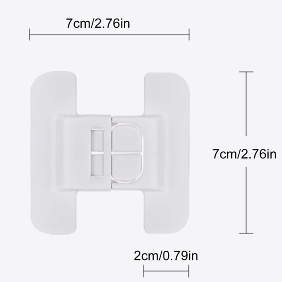 Rkxzt Refrigerator Lock Refrigerator Lock White Plastic for Food Security and Water Dispenser Safety 1-Pack Kitchen Dining