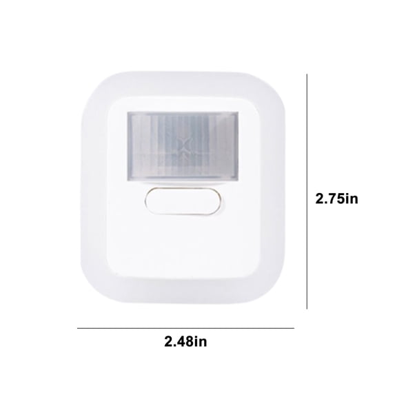Rkxzt Sensor Lights Motion Sensor Night Light Plug in Dimmable White LED Wall Light with Adjustable Brightness and Timer for Hallway Bathroom Lighting