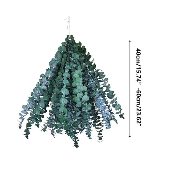 Rkxzt Simulated Leaf,Eternal Leaves Dried Flower Bundle 10 Stems Natural Dried Eucalyptus for Shower Spa Decor,Artificial Flowers|Plastic,Blue