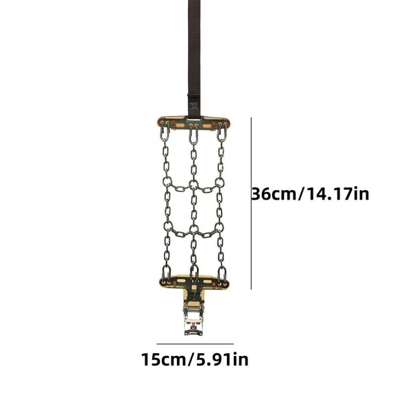 Rkxzt Snow Chains Universal Snow Chains for Cars Trucks SUVs Sedans 1PC Manganese Steel Gold 165-265mm Tire Width Automobiles & Motorcycles|Metal,Gold