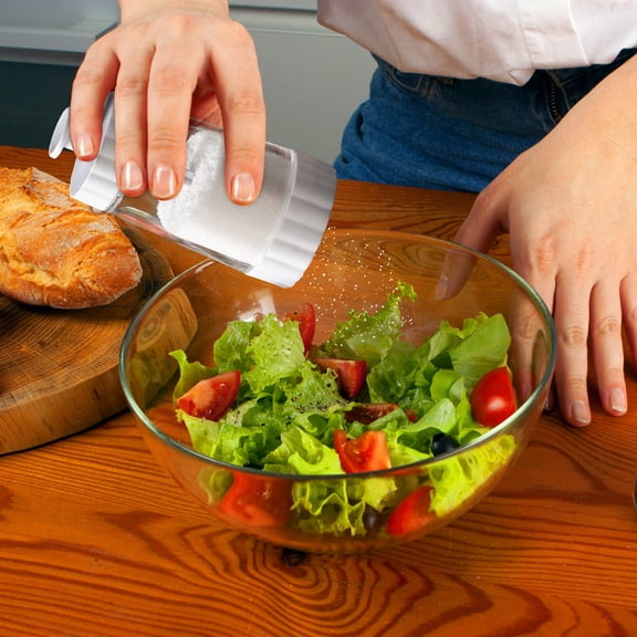 Rkxzt Spice Jar,Spice Shaker Bottle Kitchen Seasoning Container with Pour Control Spout 1 Pack,Condiment Pots|Plastic,White