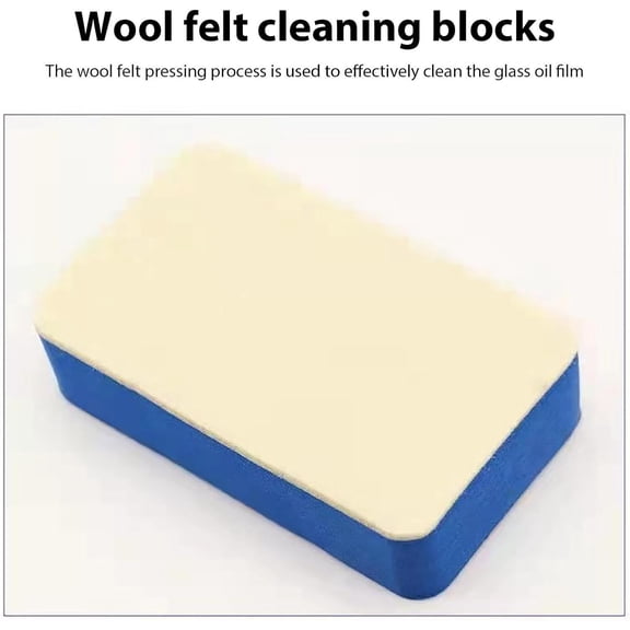 Rkxzt Sponge 1PC Car Windshield Sponge for Streak-Free Cleaning Anti-Fog Film Application Tools/Office|Eva,As Shown