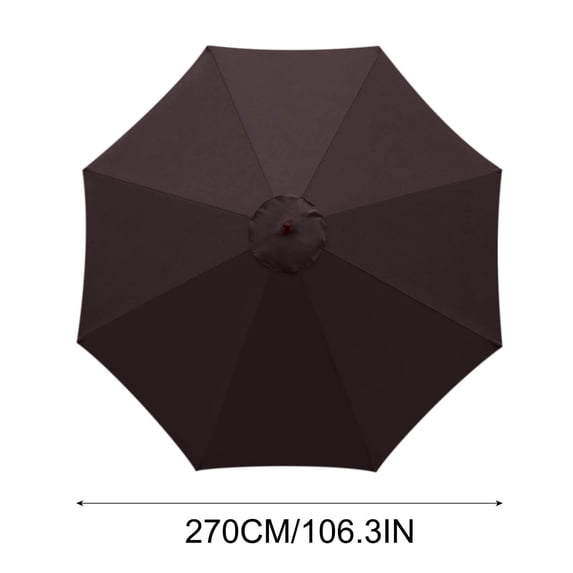 Rkxzt Sports Sheath Replacement Umbrella Cloth 106 Inch Diameter 8 Ribs Outdoor Garden Beach Sun Shade Cover Tools/Office|Cloth,Coffee