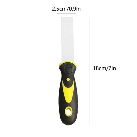 Rkxzt Stainless Steel Putty Knife,Stainless Steel Parget Knife 5 Piece Set Carbon Steel Scraper Tool for Plaster Board Removal and Cleaning,Storage &