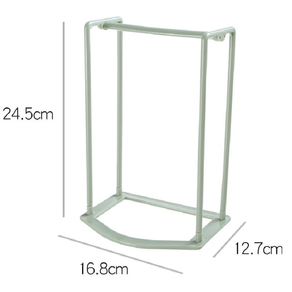 Rkxzt Storage Bag Hanger Storage Rack with Handle Plastic Organizer 16.8x12.7x24.5cm Space Saving Clothes Hanger Holder Box Home Storage|Plastic,White