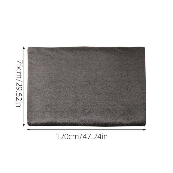 Rkxzt Thermal Blanket Self Warming Pet Mat for Cats and Dogs Indoor Outdoor Thermal Pet Bed Pad Non Slip Washable Gray Bedding|Cloth,Gray