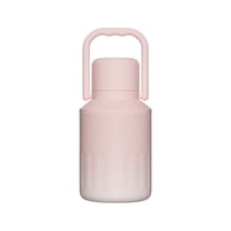 Rkxzt Thermos Stainless Steel Insulated Gallon Water Bottle 1000ml Double Wall Vacuum Leak Proof Wide Mouth With Handle For Hot Cold Drinks Kitchen