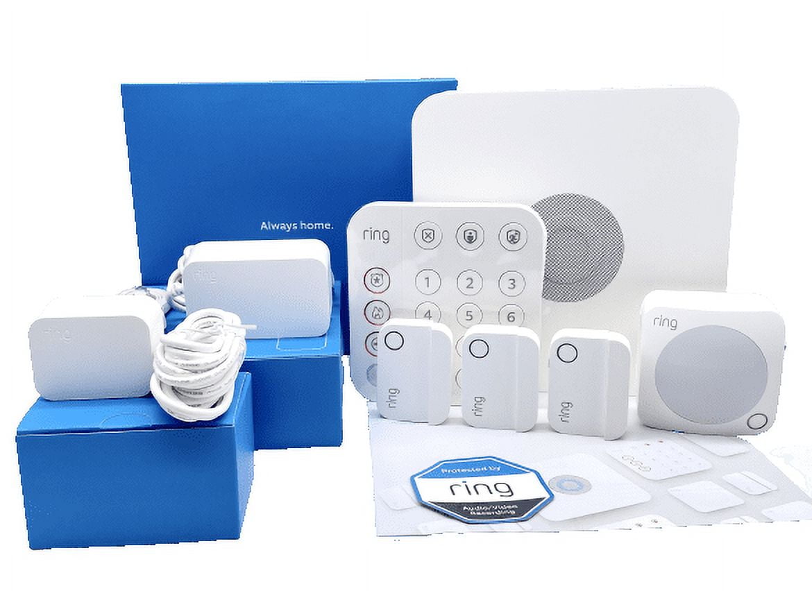 RlNG Wireless Alarm Home Security Door & Window Contact Sensors 6 Piece Kit 2nd Gen