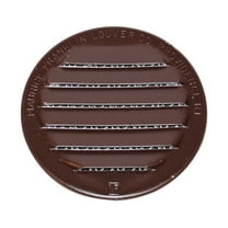 Rlb-100 2-1/2" Brown Faced Aluminum Louver & Screen (4 Per Bag)