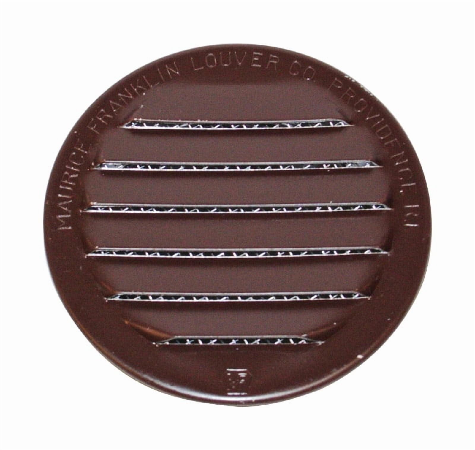 Rlb-100 2-1/2" Brown Faced Aluminum Louver &amp; Screen (4 Per Bag)