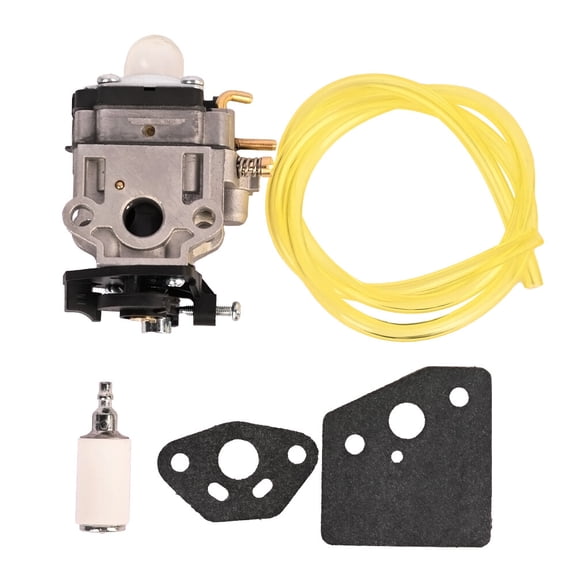 Rlfearl Carburetor Kit With Gasket And Fuel Line for Ryobi RY25AXB 25cc Gas Jet Fan Blower