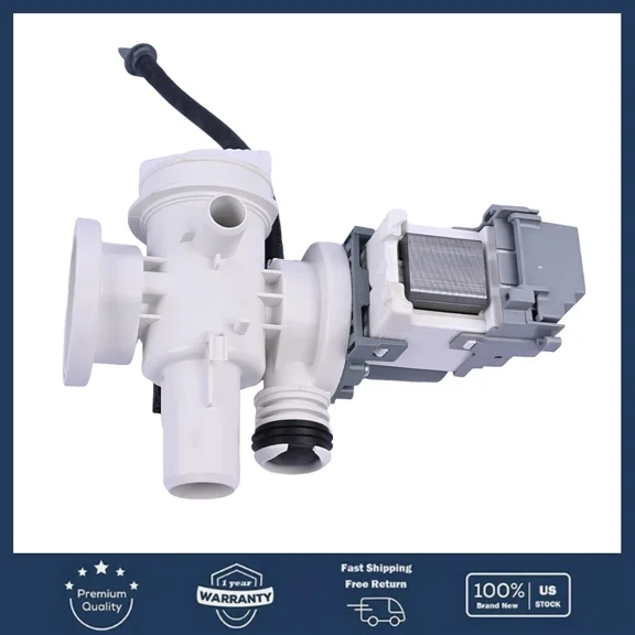 Rlfearl Washer Drain Pump Motor Assembly for Samsung Washing Machine DC97-20621A 2677749 AP5582209 PS4217041 EAP4217041