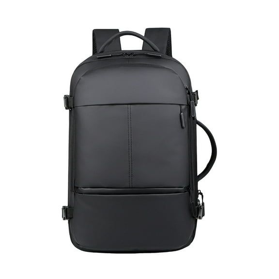 Rlietter Travel Backpack Expandable Capacity Computer Bag with USB Charging Port Waterproof Anti-The ft Lock Wet/Dry Separation Pockets Weekender Carry-On Business Bag