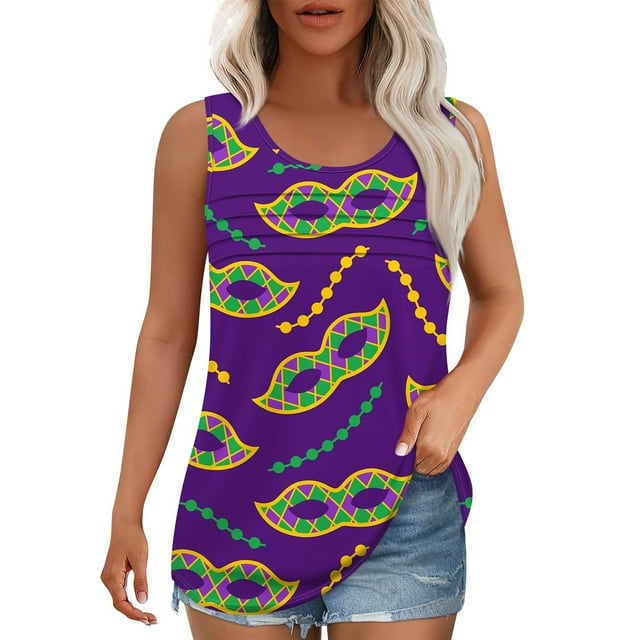 mardi gras tank tops