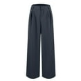 Rlmidhb Green High Waisted Wide Leg Pants for Women 2025 Business