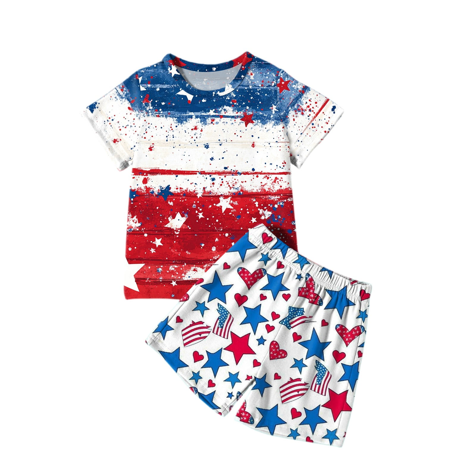 Independence Day Collection For Girl White/Green main image 1