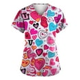 Rlmidhb Valentine's Day Nurse Uniform Love Heart Women 2025 Cotton
