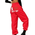 Rlmidhb Valentine's Day Workout Pants Love Heart Spring Fall Women