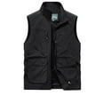 thumbnail image 1 of Rloper-Lop Men's Casual Outdoor Work Vests Stand Up Collared Sleeveless Coats Safari Shooting Waistcoats Lightweight Jackets With Pockets, 1 of 3