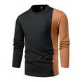 thumbnail image 1 of Rloper-Lop Men's Colorblock Sweatshirts Long Sleeve Crewneck T-Shirts Casual Pullover Tops Gym Bodybuilding Workout Training Shirts, 1 of 8
