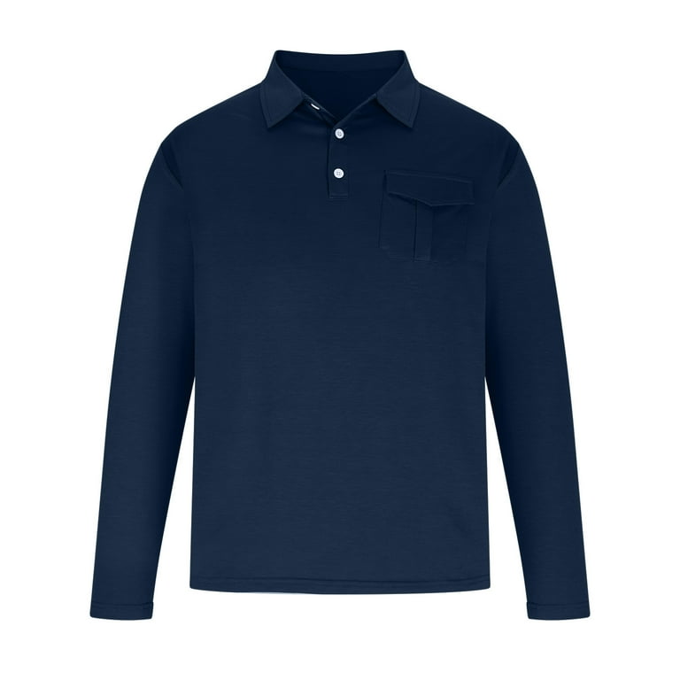 Long sleeve polo walmart deals