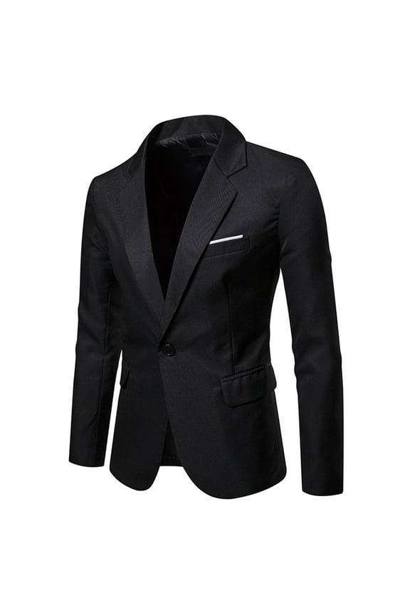 Men's Slim Fit Blazer Jackets Lightweight Sport Coats One Button Business Suit Jackets Casual Wedding Prom Party Clothings