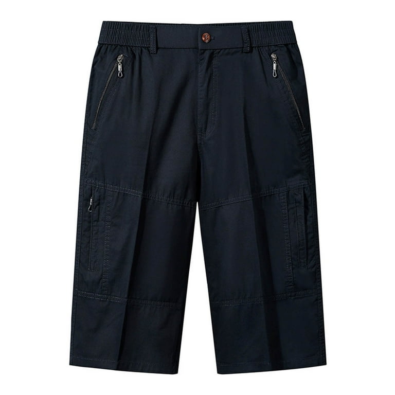 Navy blue cargo shorts walmart online