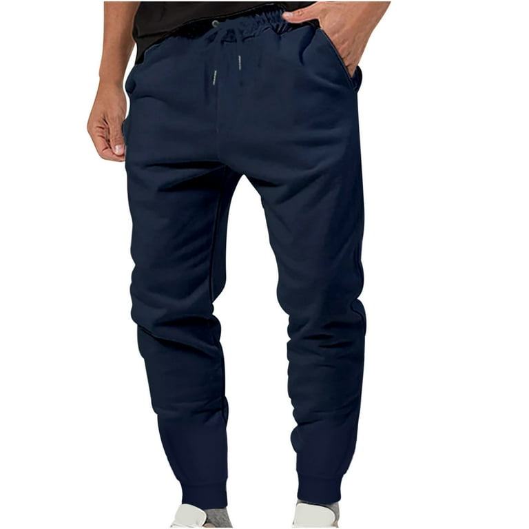 Navy blue sweatpants walmart clearance