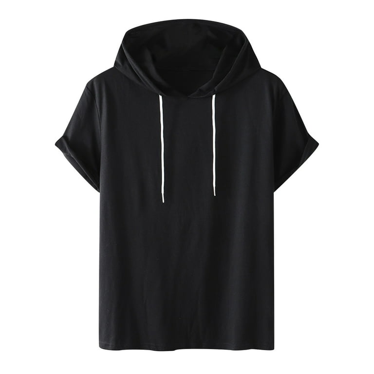 Walmart mens short sleeve hoodie shop