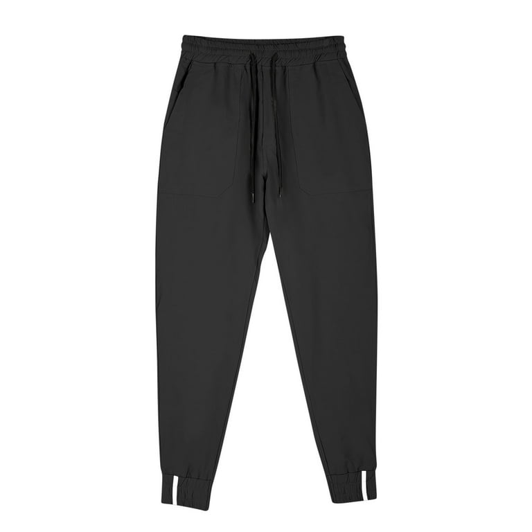 Rloper Lop Mens Workout Joggers Pants Tapered Bodybuilding Gym Sweatpants Athletic Running Solid Color Slacks Trousers with Pockets M Walmart