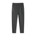 thumbnail image 1 of Rloper-Lop Plus Size Sweatpants for Men Lightweight Solid Color Tapered Pants Breathable Athletic Workout Trousers with Zipper Pockets Gray 6XL, 1 of 6