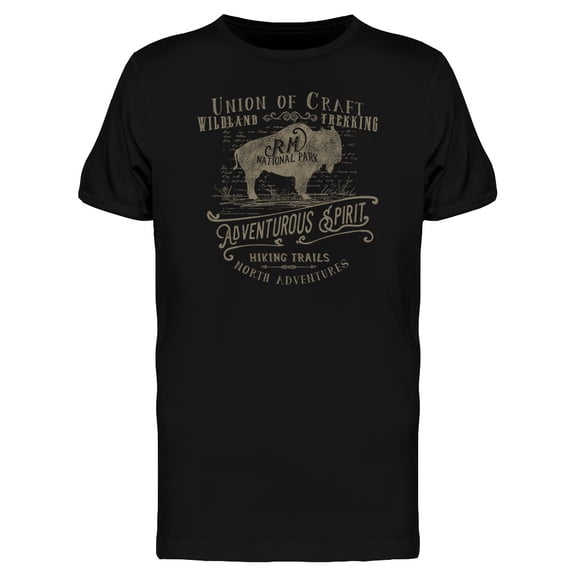 Rm National Park Vintage Graphic T-Shirt Men -Image by Shutterstock, Male Large