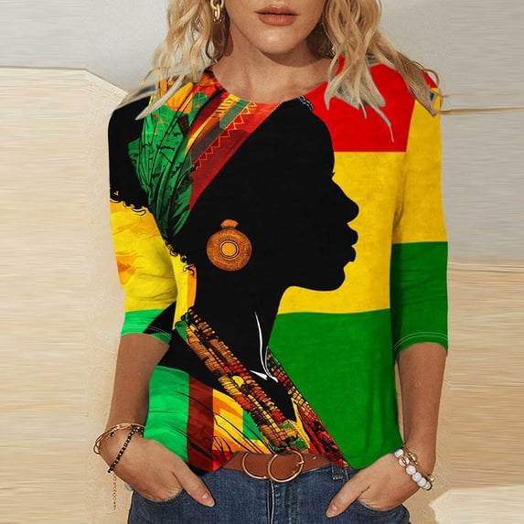 Itsame 4th of July Shirts Women Independence Day Short T-Shirt Sleeve American Flags Printed Short Sleeve Top, Round Neck Multicolor