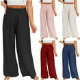 thumbnail image 1 of Itsame Comfortable Loose Pants for Womens Comfortable High Waisted Wide Leg Sweatpants Black Size XL, 1 of 9