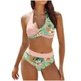 thumbnail image 1 of Itsame Swimsuits for Womens Sets, Printed 1 Piece Swimsuits Pink, 1 of 3