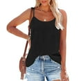 thumbnail image 1 of Itsame Short Shirt Sleeved Tops for Womens Solid Color Relaxed Round Neck T-Shirt Blouses Black Size S, 1 of 7