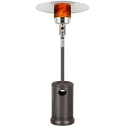Romswi 50,000 BTU Portable Propane Patio Heater,Triple Protection System,Wheels,Stainless Steel Burner,Outdoor Heaters for Patio,Commercial ,Garden and Residential, Brown