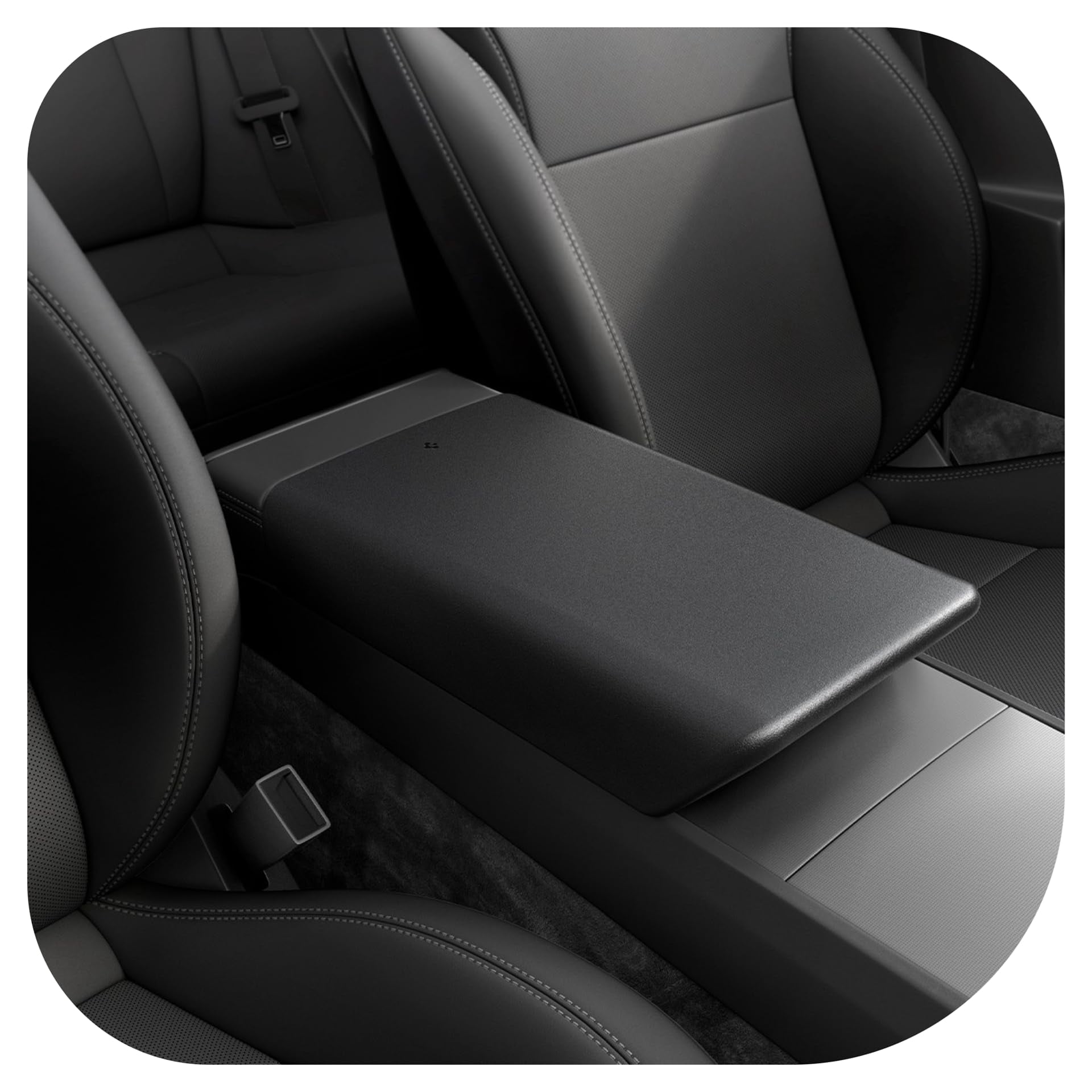 Rmrest Seat Covers for Tesla Model Y 2025 Juniper & Model 3 Highland 2024 - 2025, Black