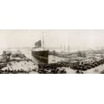 thumbnail image 1 of Rms Lusitania In New York Harbor At End Of A 1907 Voyage. As The Luxury Liner Docks History (24 x 18), 1 of 1