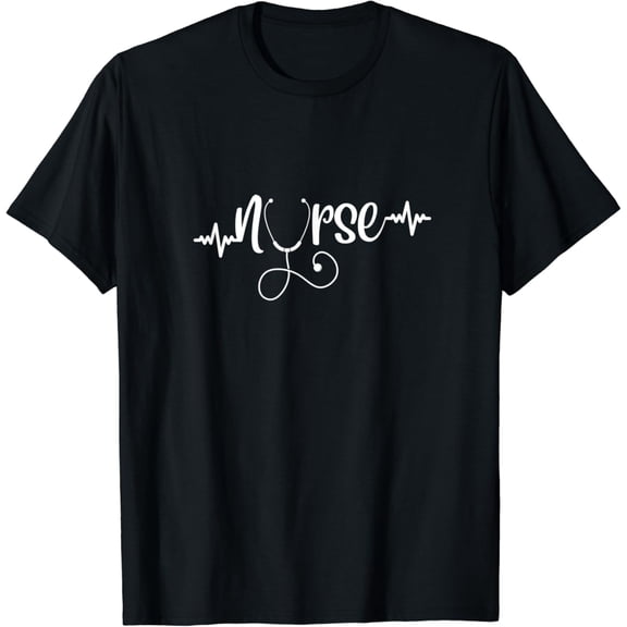 Rn Nurses Week & Appreciation Day Stethoscope & Heartbeat