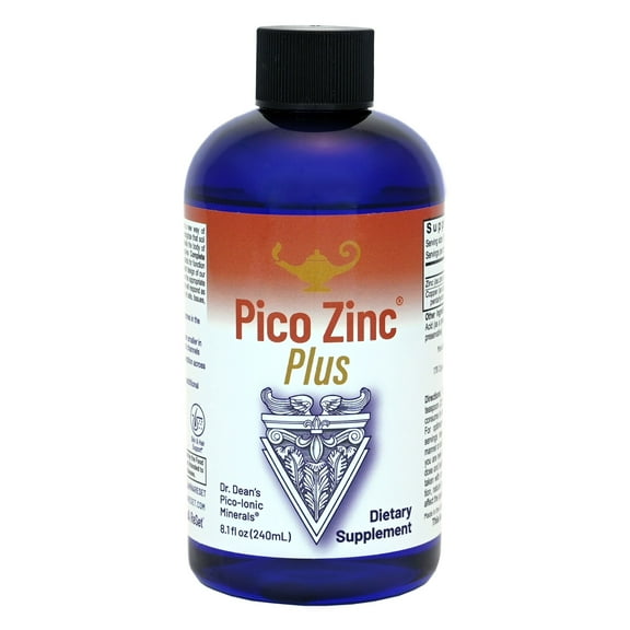 RnA ReSet Pico Zinc Plus Liquid Zinc, 8.1 fl oz, Immune and Skin Support, Non-GMO