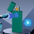 thumbnail image 1 of RnemiTe-amo Butane Torch,Double-sided Tungsten Lighter Thin Sensitive Charging USB Portable Compact Lighterfor Fire, Cigarette, Candle - Outdoors Indoors, 1 of 7