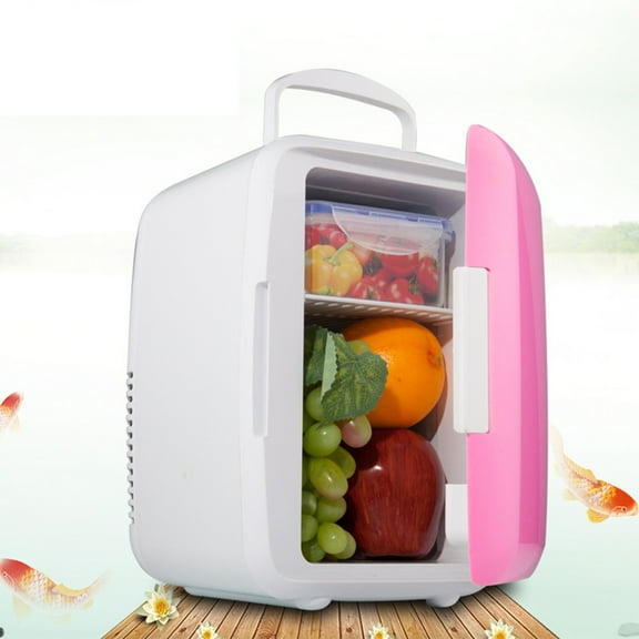 RnemiTe-amo Car 4L Refrigerator Refrigerator Cooler Box Car Refrigerator Mini Car Portable Car Small Refrigerator