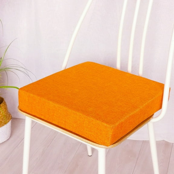 RnemiTe-amo Chair Pads for Dining Chairs,Kitchen Chairs Cushions Non Slip Foam Office Seat Cushions Washable Soft Thick Pads Large Wooden Metal Tapered Dining Chair Cushions