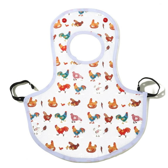 RnemiTe-amo Chicken Saddles,Waterproof Chicken Saddle Hen Apron with Elastic Chicken Jacket Straps Hen Apron Poultry Protector Wing Back Protector Print Feather Protective Jacket