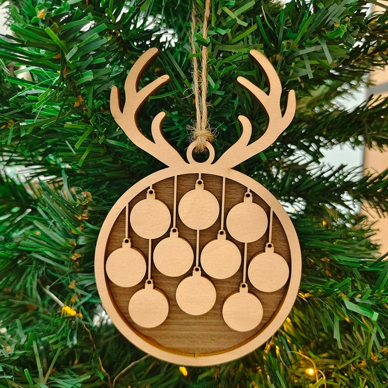RnemiTe amo Christmas Ornaments Outdoor Decor on Sale Personalized 2023 Christmas Ornaments Customize Names Christmas Tree Decoration Engraving Or