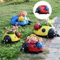 thumbnail image 1 of RnemiTe-amo Clearance！Ladybug Planter for Succulents,Ladybug Succulent Flower Pot Mini Resin Animal Plant Pot Resin Succulent Pot Planter for Decorating Outdoor Home Desks In Gardens, 1 of 7