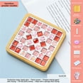 thumbnail image 1 of RnemiTe-amo DIY Glass Mosaic Tiles for Crafts,Mixed Color Mosaic Kit with Bamboo Coaster, Crafts for Adults Mosaic, Crafts Materials Package, Mosaic Supplies, 1 of 4
